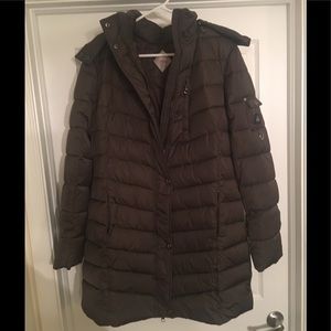 NWOT Olive Green Quilted Bubble Jacket